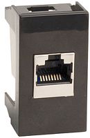 Розетка компьютерная для кабель-канала DKC Viva 1-м. 1 мод. RJ45 5е черный картинка